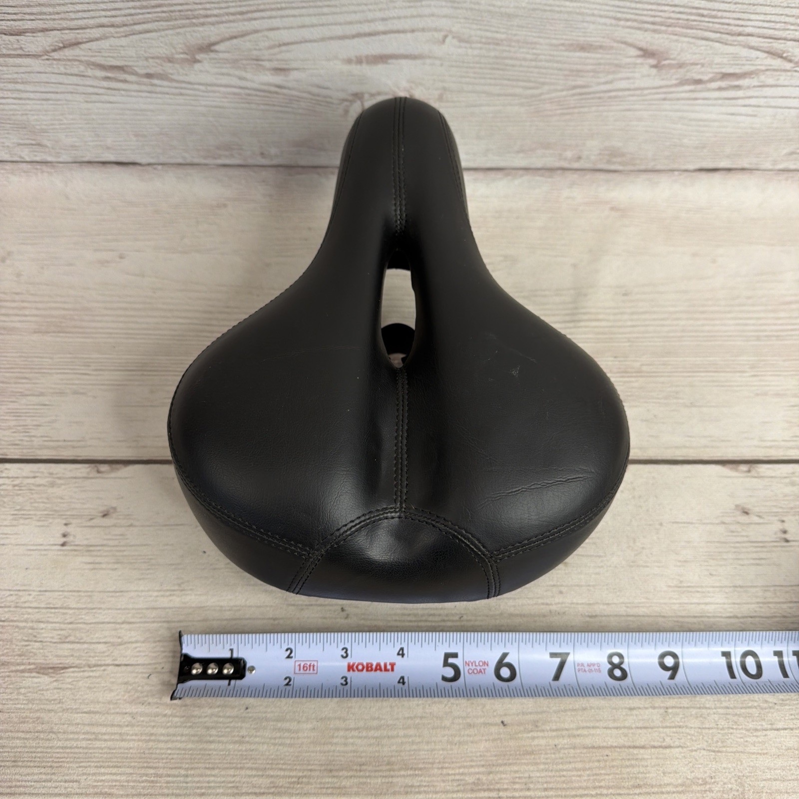 Comfort Wide Big Bum Soft E-bike Bicycle Saddle Seat Cushion Black VGC Free Ship