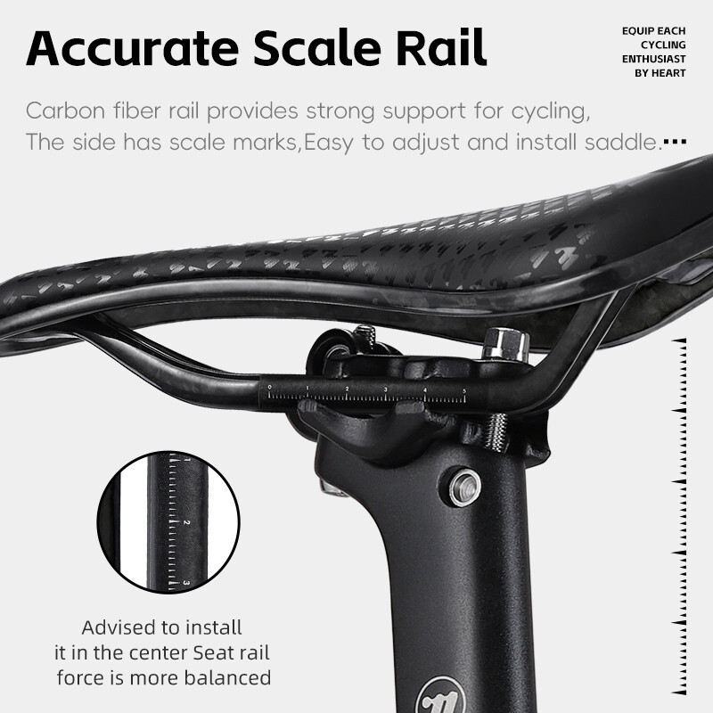 WEST BIKING Carbon Fiber Leather Bicycle Saddles Mountain Bike Road Bicycle Seat