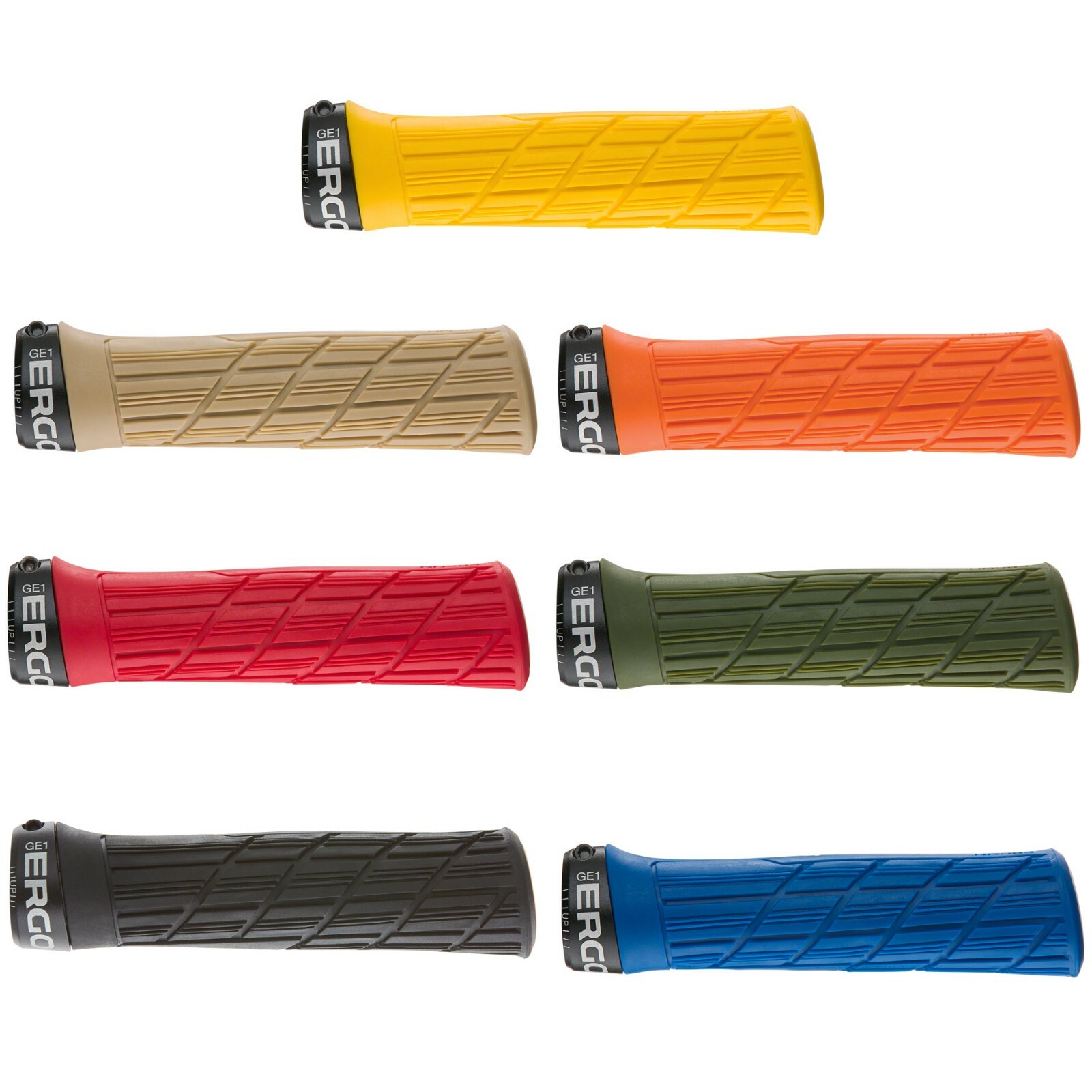 Ergon GE1 Evo Gel Grips Lock-on Euro MTB Enduro Hybrid Bike Assorted Colors