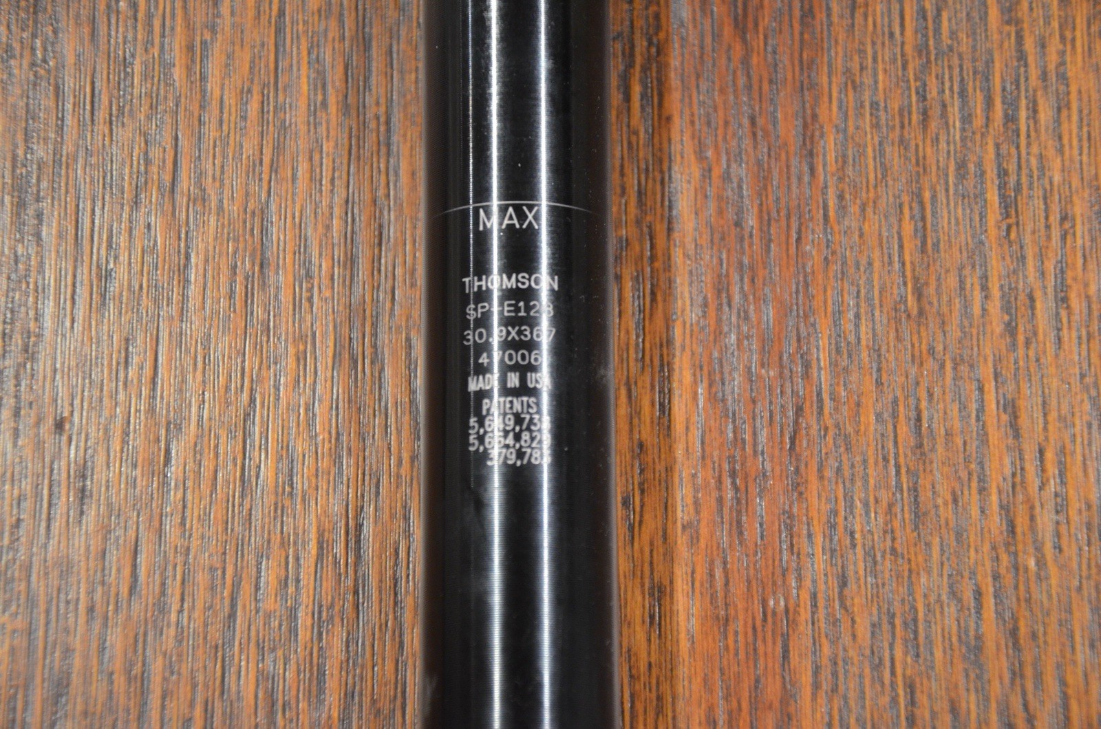 Thompson Elite Seatpost Black Aluminum 30.9x367mm Road Bike MTB Made in USA