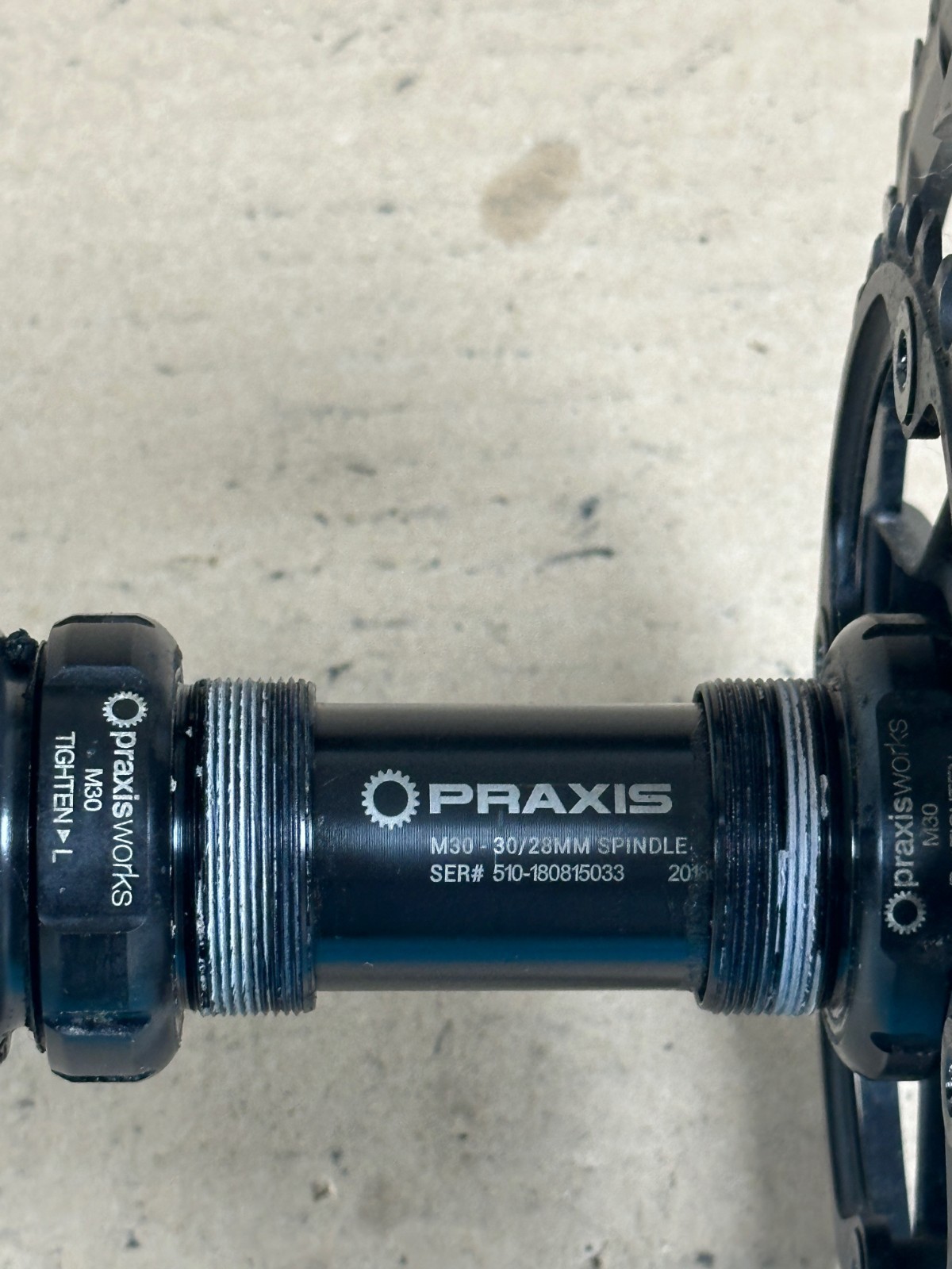 Praxis Works Zayante M30 Carbon Double Crankset 10/11 Speed, 175mm 48/32T & BB