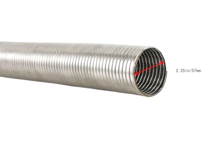 2.25″ [2 1/4″] ID x 16.5″ Length Universal stainless steel Exhaust Flex Pipe