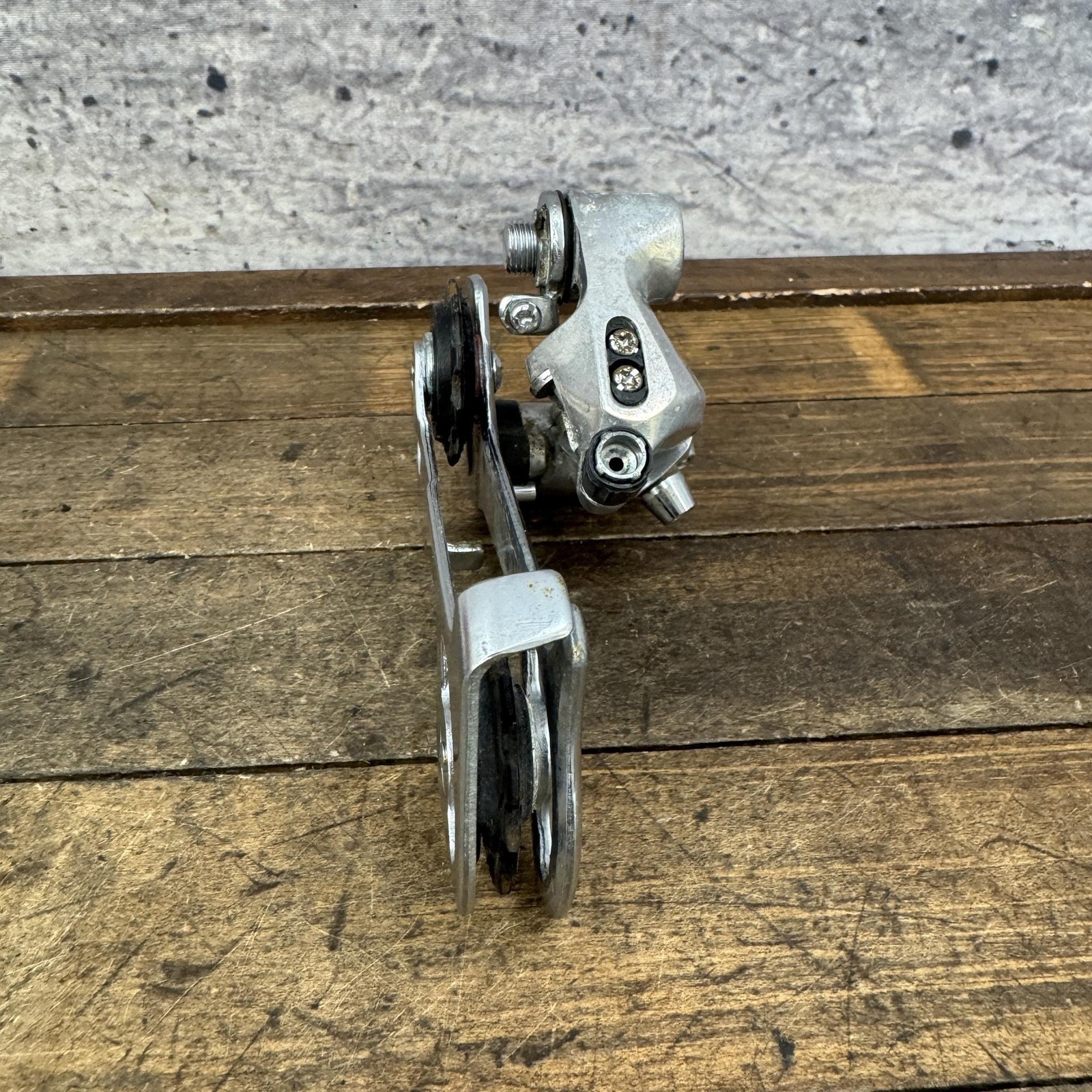 Vintage Shimano Deore RD-MT60 Rear Derailleur Long Cage Silver Japan MTB