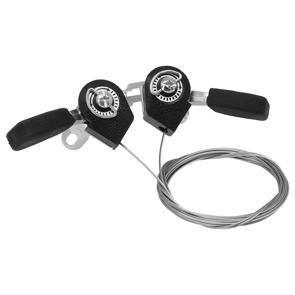 1 Pair Bicycle Thumb Shifters Shifter Levers 3×6/3×7 Aluminium Alloy Bike