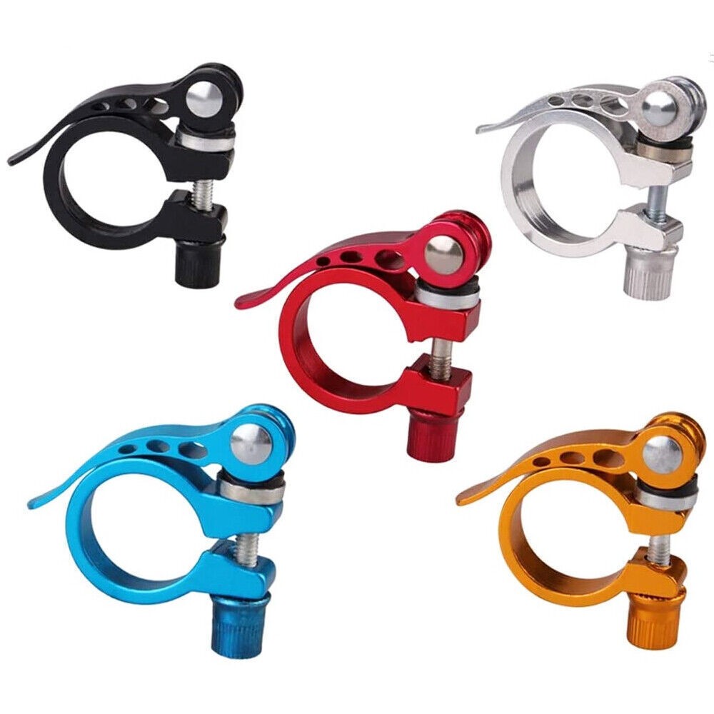 Aluminium Alloy Bike Seatpost Clamp MTB Quick Release Seat Post Collar