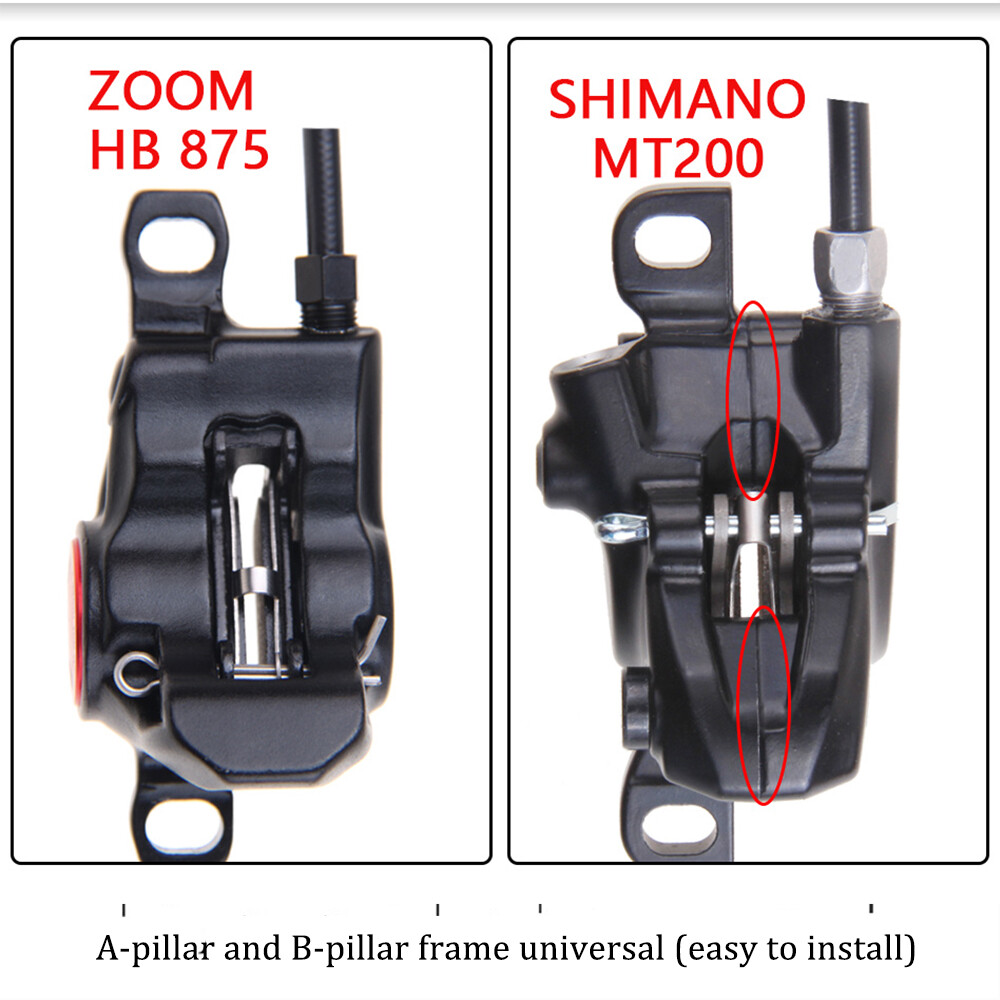 ZOOM HB-875 Bike Hydraulic Disc Brake For SHIMANO MT200 MT315 MT615 M365 M395