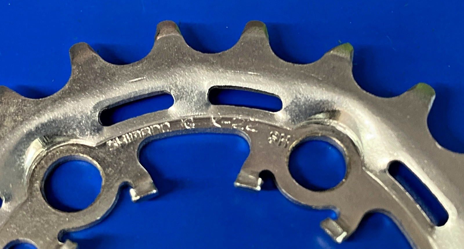 Vintage Shimano IG K-22 Chainring 22t 5 Bolt 58mm BCD MTB