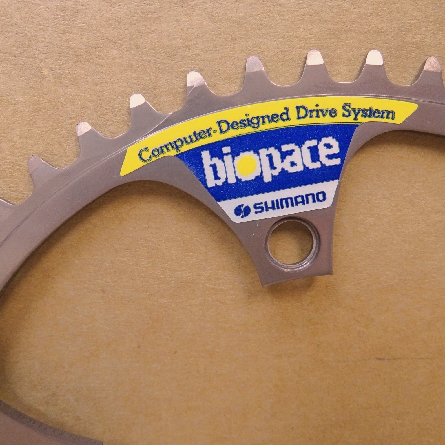 New-Old-Stock Shimano 600EX Biopace Chainring…52T w/130mm BCD