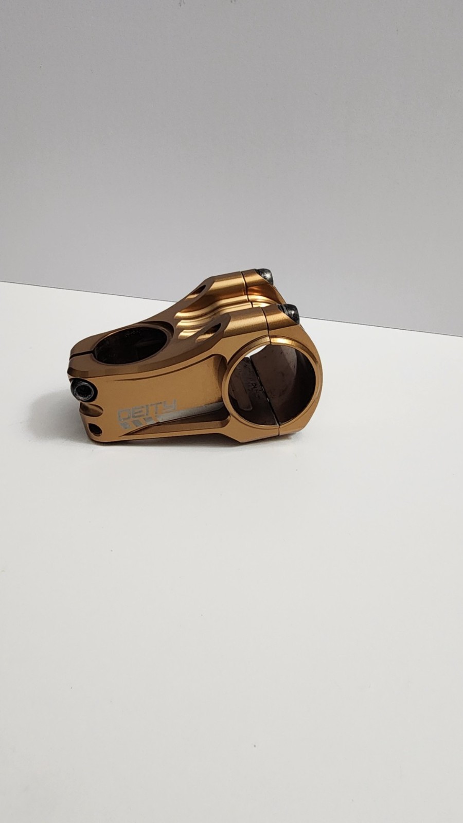 Deity Copperhead 35 Bike Stem, Bronze, 35mm Clamp x 50mm Length MTB 1 1/8″
