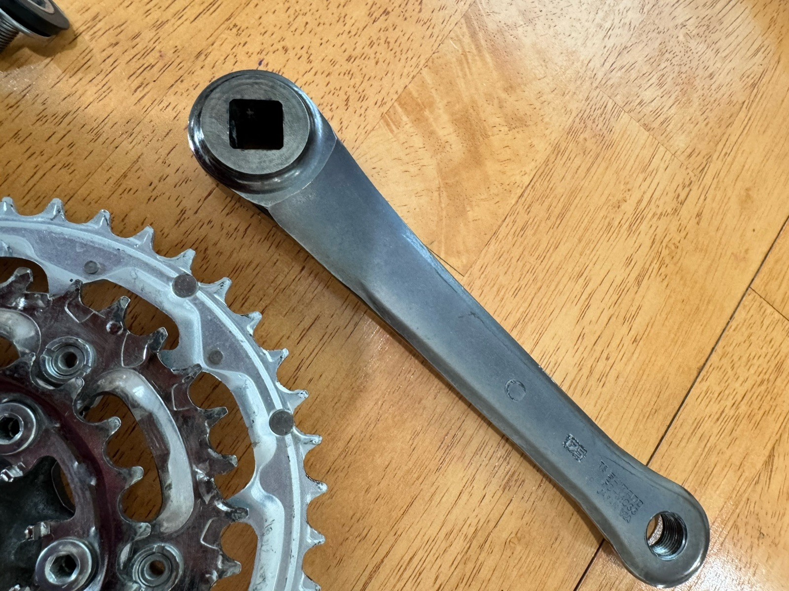Vintage Shimano STX RC FC-MC33 Crankset 175mm 3x Triple Square Taper MTB