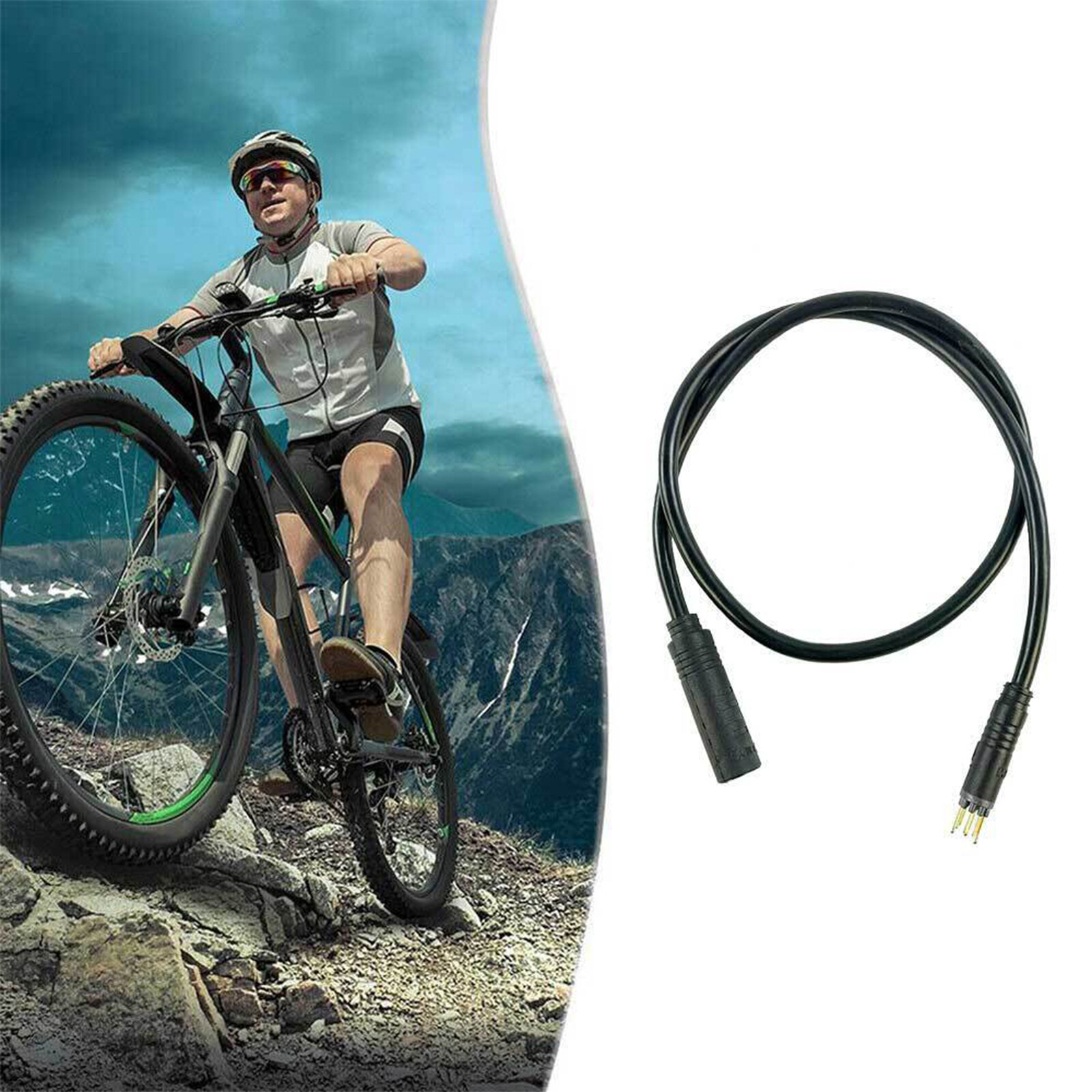 9 Pin Ebike Motor Extension Cable Waterproof Extension Cable For Electric Bikes
