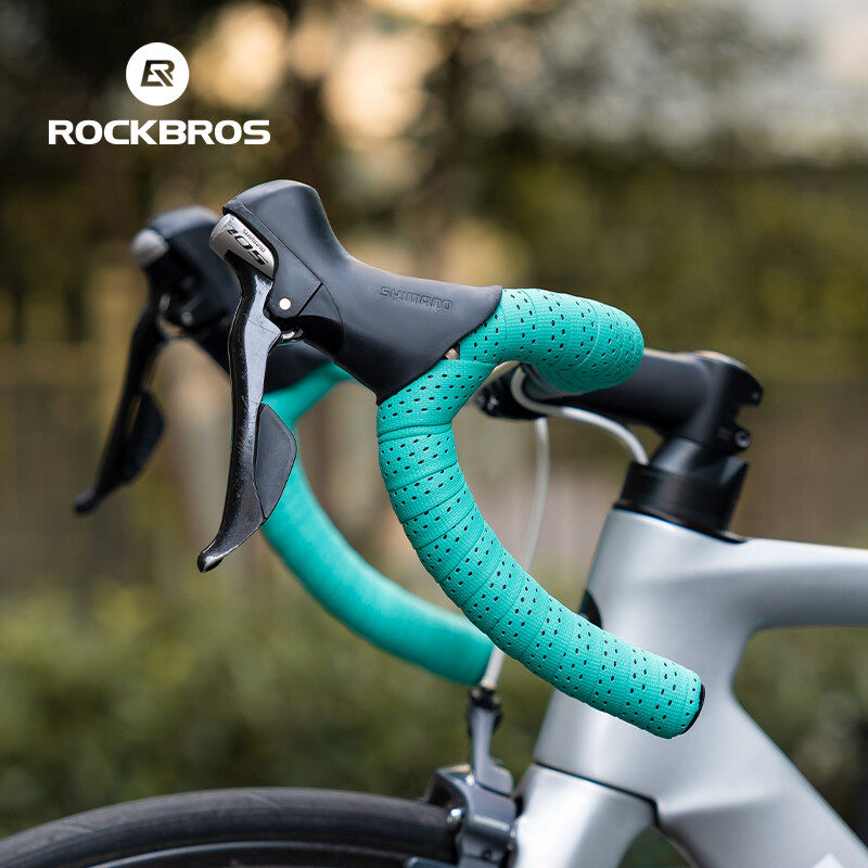 ROCKBROS Bike Handlebar Tape Soft EVA Bicycle Bar Tape Grip Handle Wraps 2 Rolls