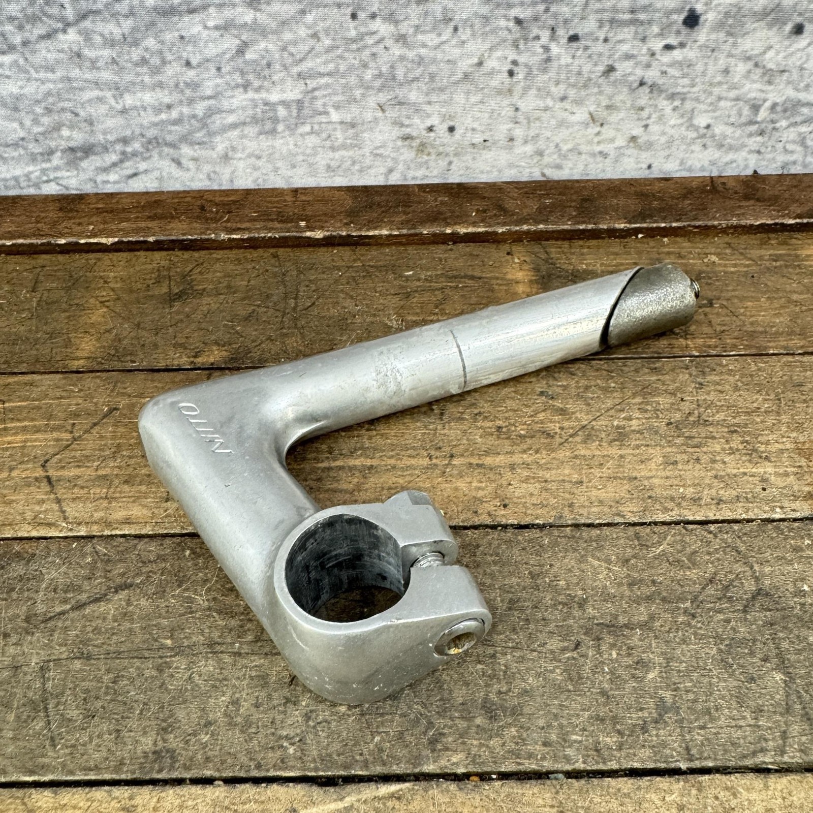 Vintage Nitto 75mm Quill Stem 25.4 Clamp 22.2 Japan Silver Alloy Road Bike