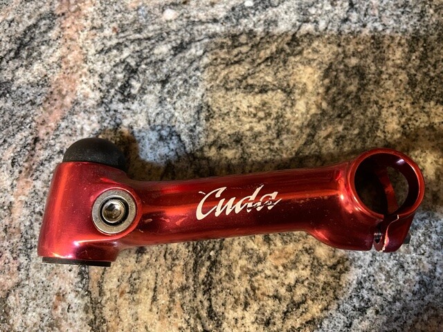 ! NOS VINTAGE OLD SCHOOL THREADLESS ATB MTN STEM BARRACUDA CUDA RED BIKE