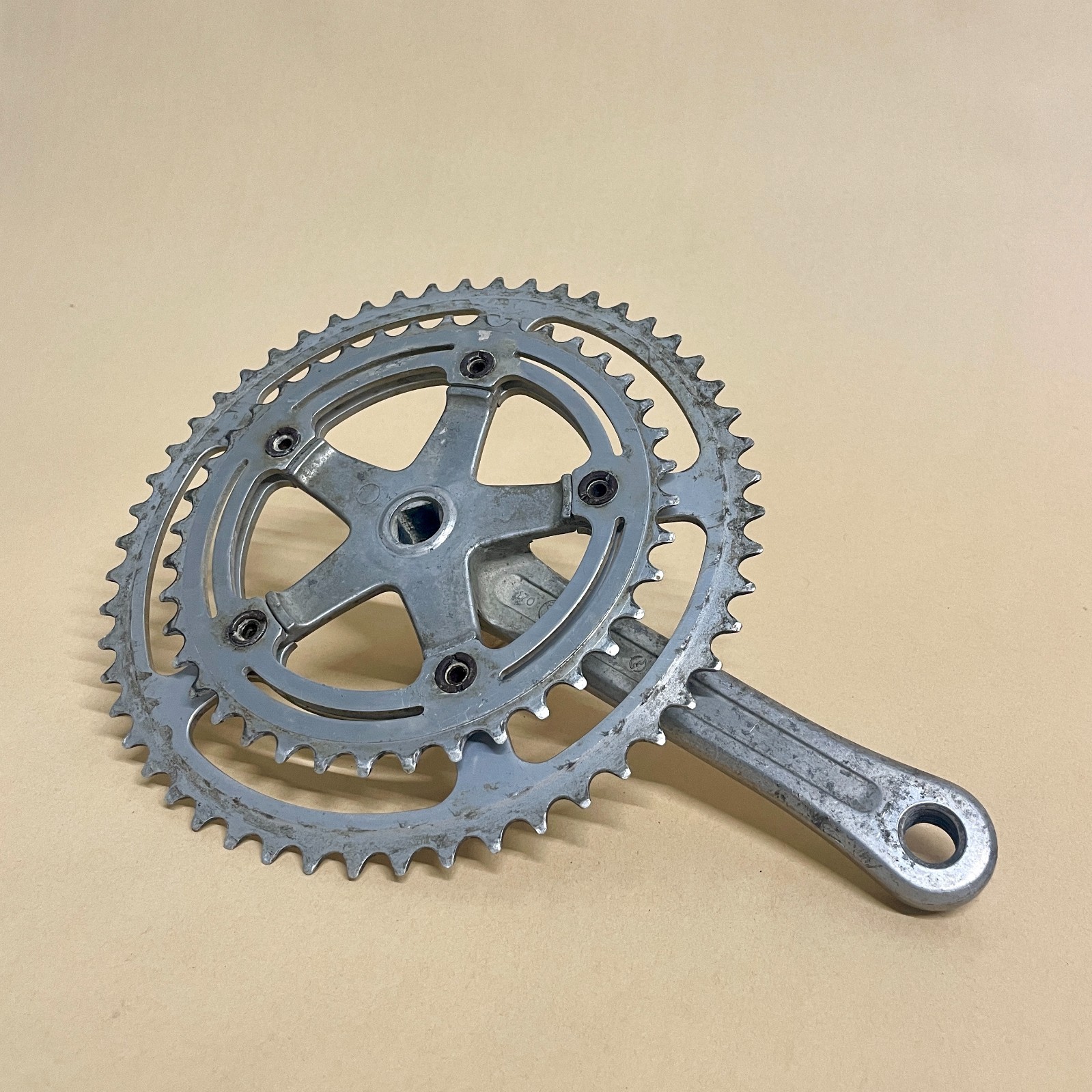 SR Sakae/Ringyo Super Custom 170mm 52/40T Crankset, 118BCD Square Taper 80s