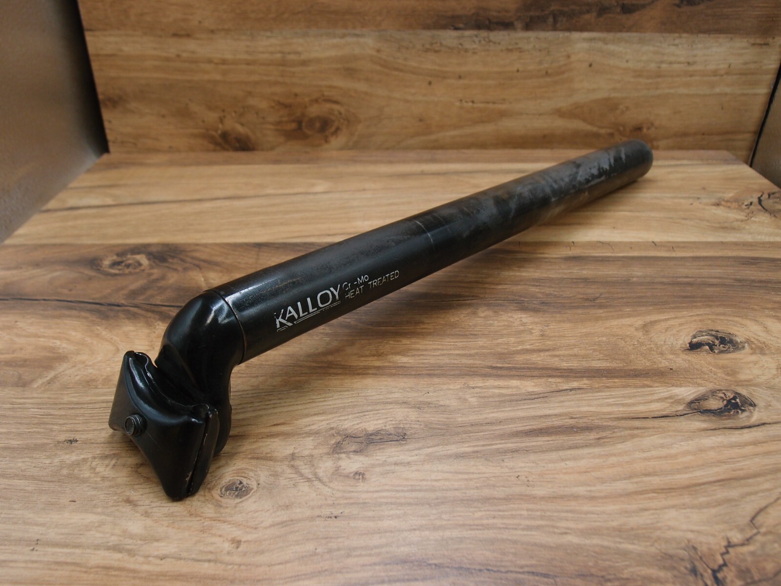 1990’s vintage plain seatpost Kalloy CRMO Heat Treated for MTB 31.6 mm