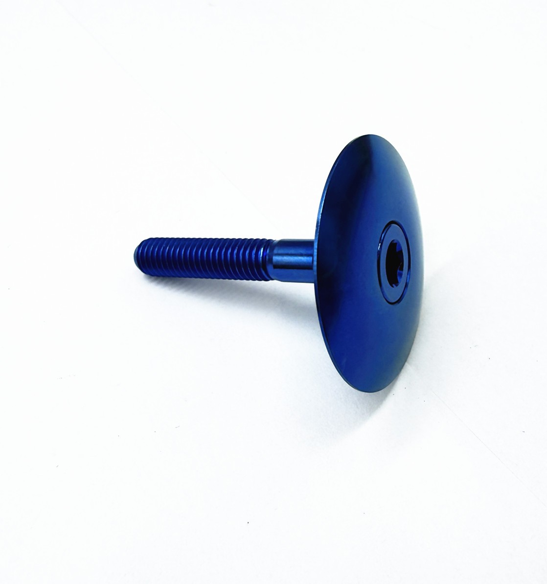 Titanium Bolt M6x35mm & Titanium Top Cap Cover for 1-1/8″ Bicycle Headset Stem