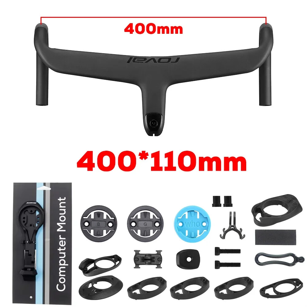 Full Internal Cable Routing Road Bicycle Handlebar Carbon Cockpit Di2 Handlebar