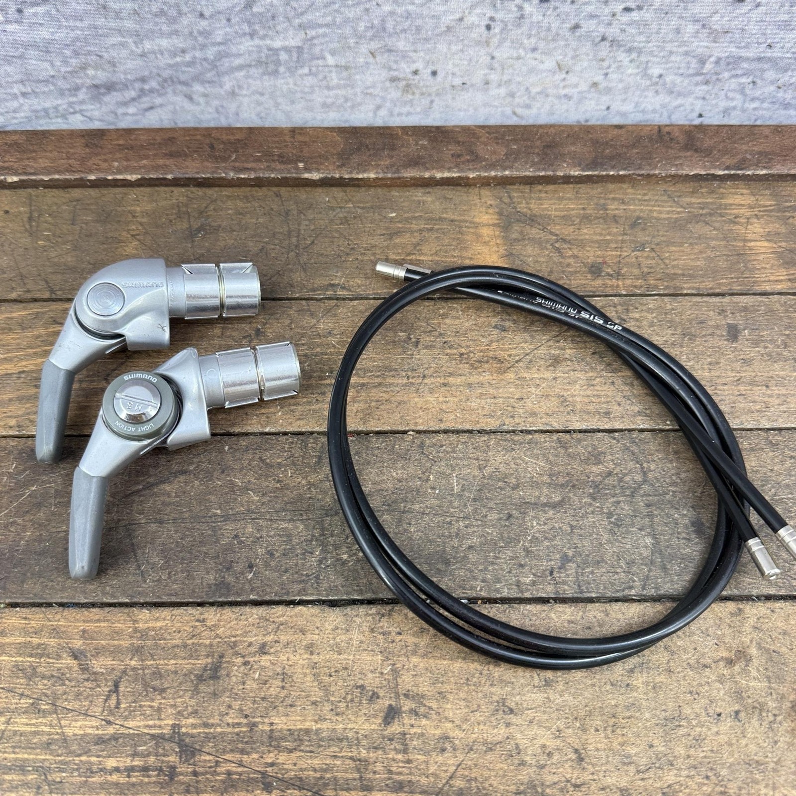 Vintage Shimano SL-BS64 8 Speed Bar End Shifter Set NOS Road Bike 8s 6400 Pair