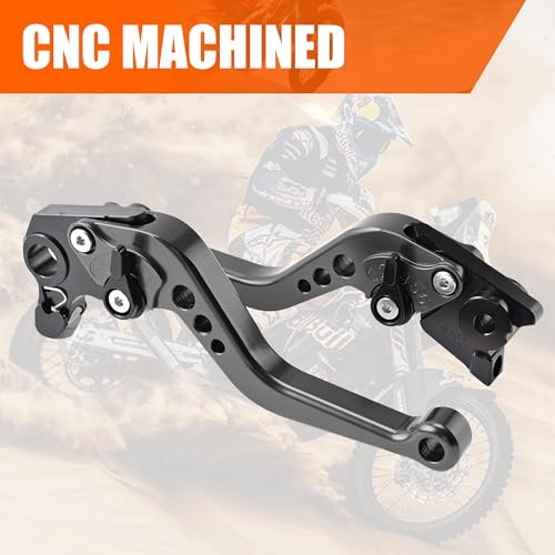 Clutch Lever 2 Finger Clutch and Brake Levers Compatible with KTM 690 Black