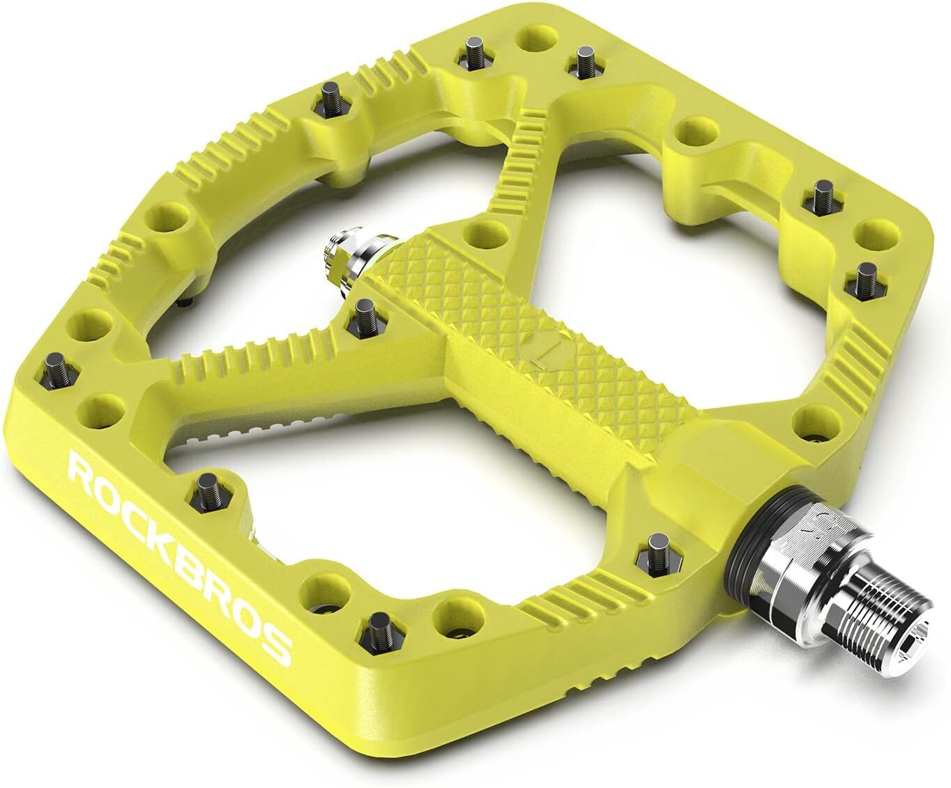 ROCKBROS Bicycle Pedals 9/16″ Lightweight Widen DU Bearing Platform Pedals