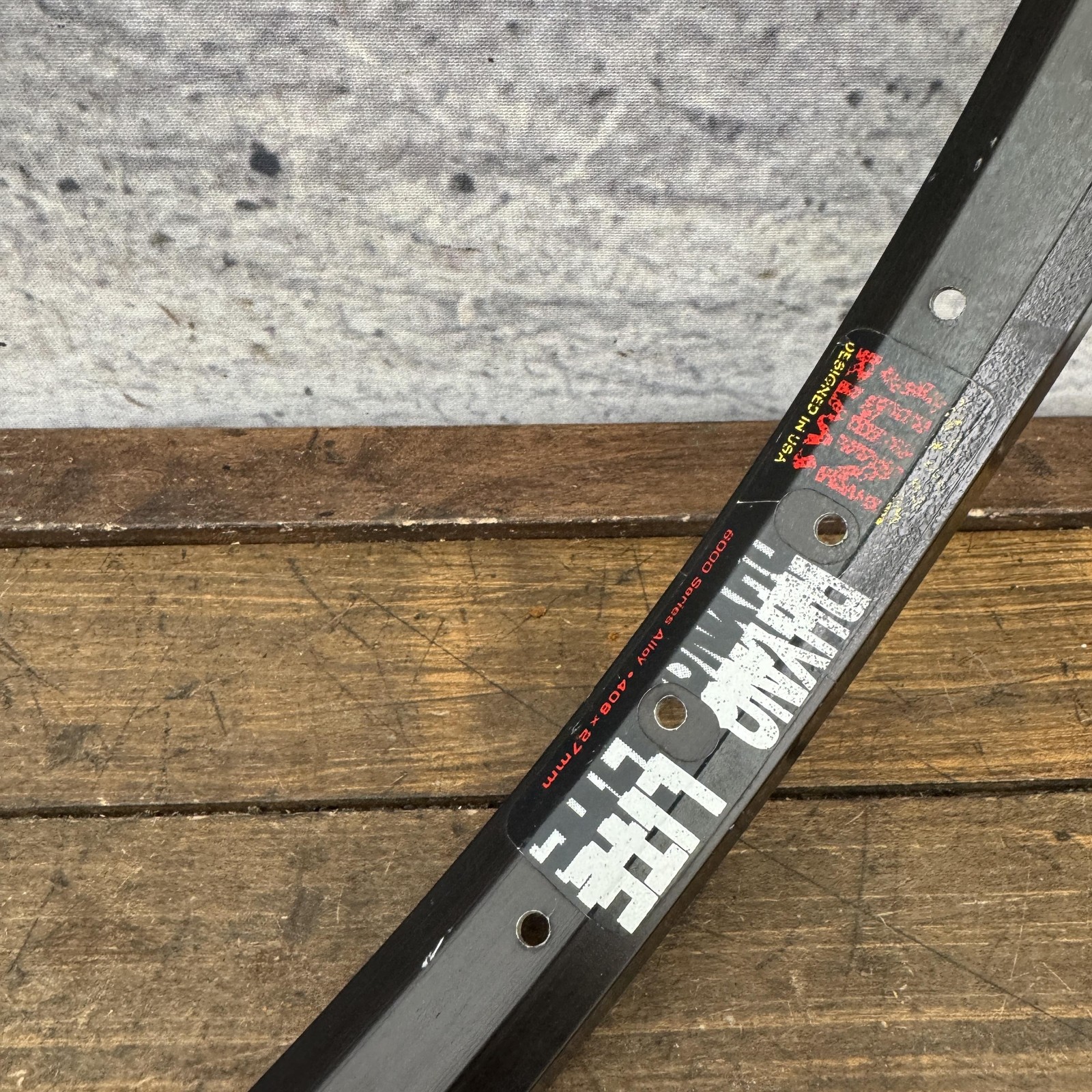 Sun Rhyno Lite BMX Rim 36H 20 X 1.75 Vintage 20in 36 Hole 406x27mm 6000 Black