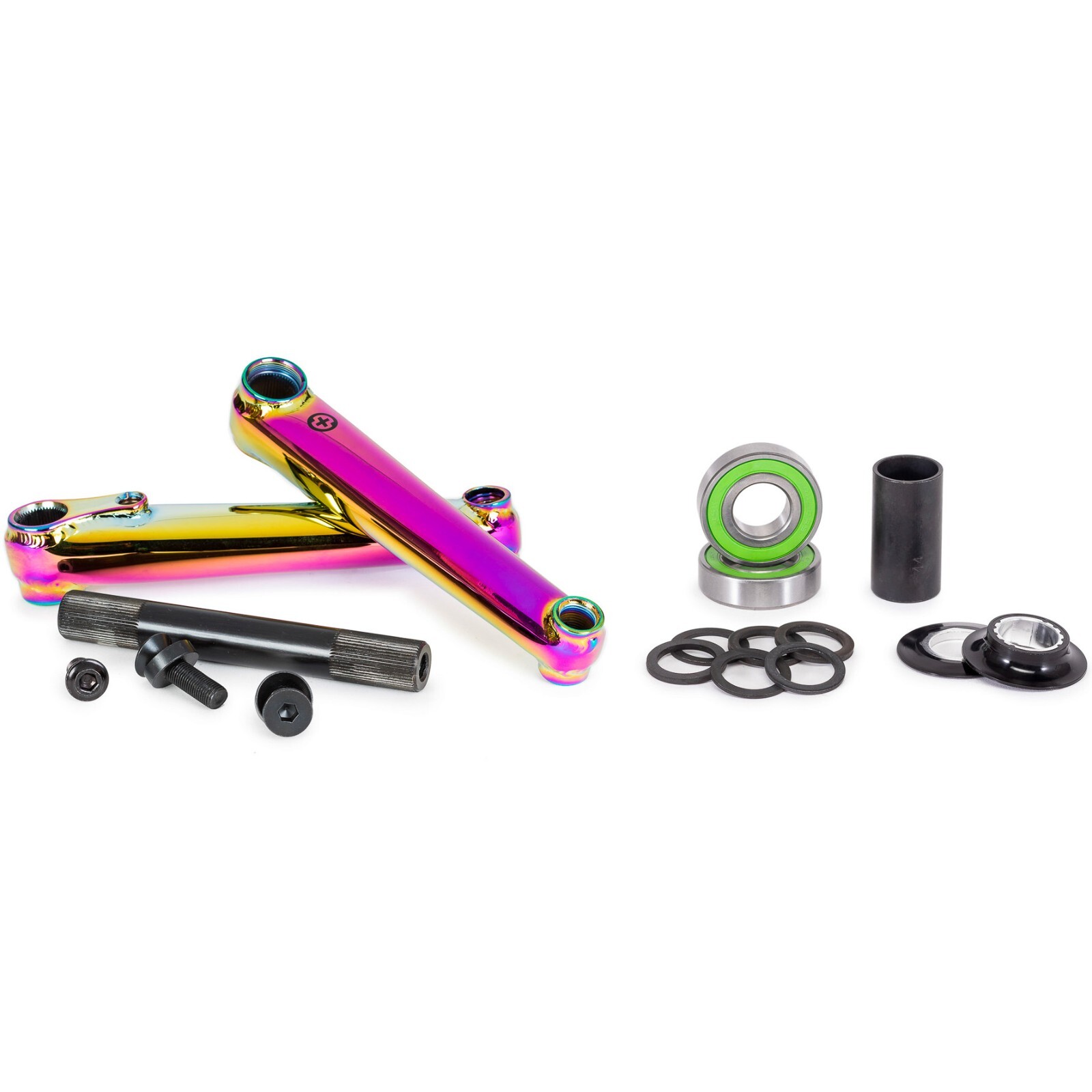 SALT PLUS BMX METRON BICYCLE CRANK OIL SLICK 165mm RHD/LHD ODYSSEY CULT FIT