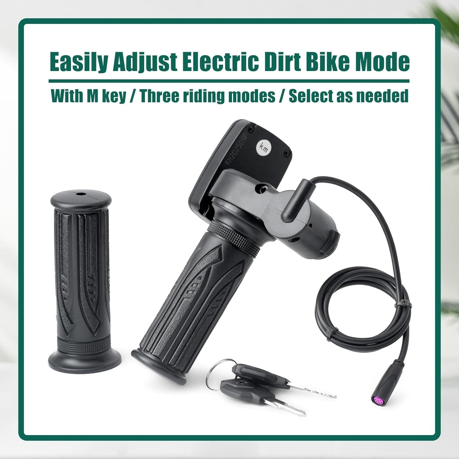 48V Ebike Speedometer Throttle with M Key Replacement for Tuttio Soleil 01 for S