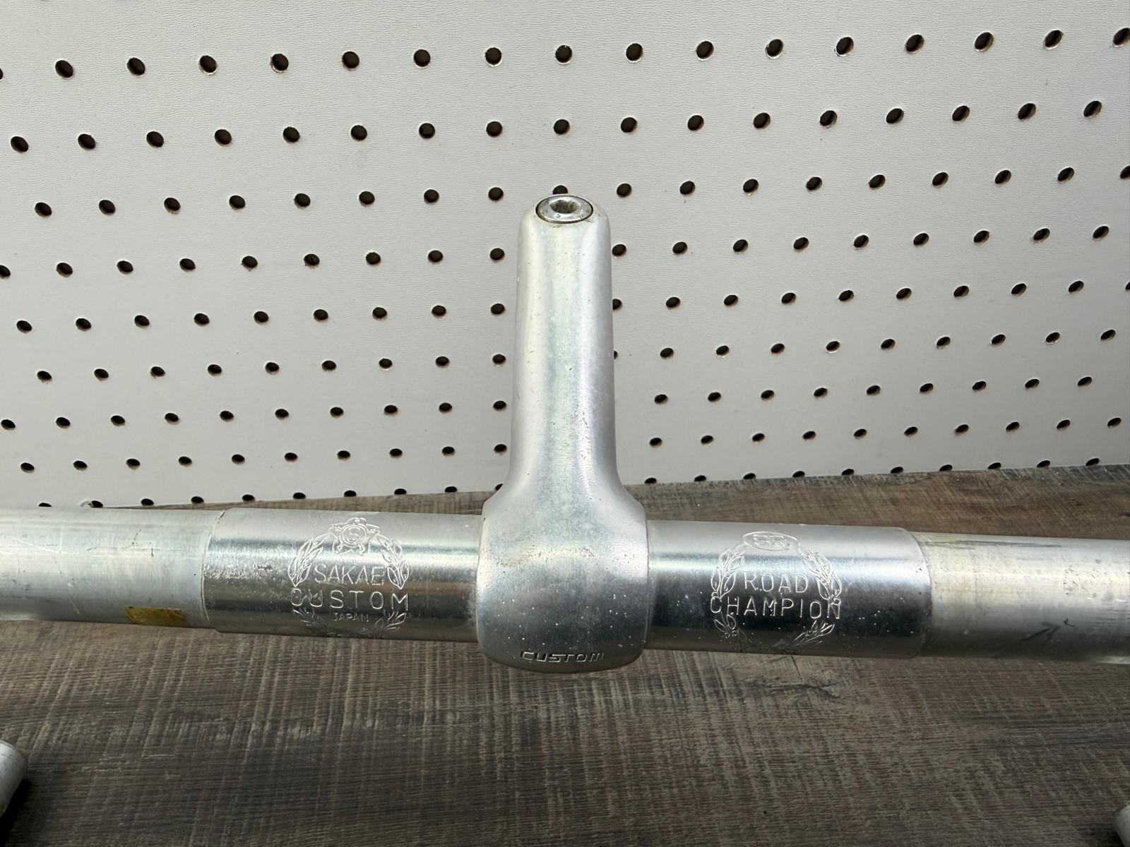 Vintage Sakae Custom Handlebar Drop Bar 390mm Road Champion with Quill Stem 90mm