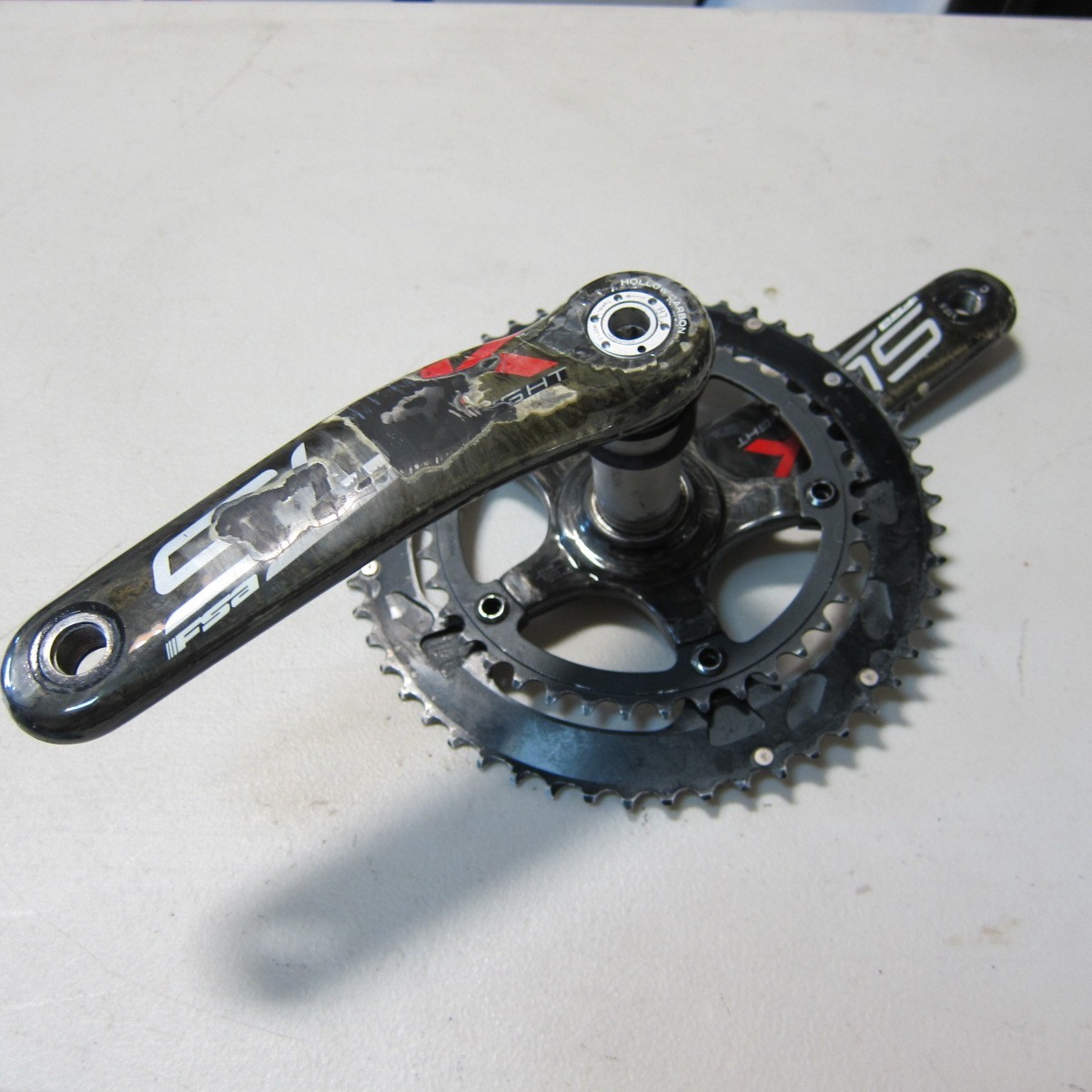 FSA SL-K Light BB30 Hollow Carbon Crankset 10/11 Speed 130bcd 53/39 172.5mm Road