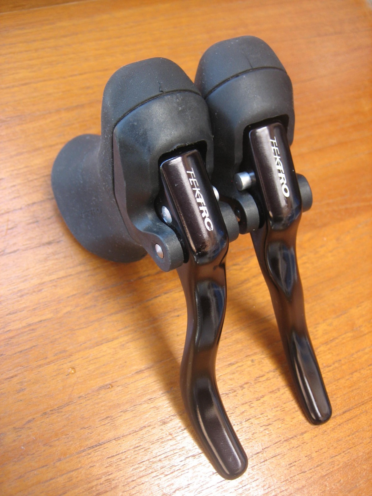 TRP RL340R Road Touring Single Speed Fixie Track No Shift Brake Lever Set Black