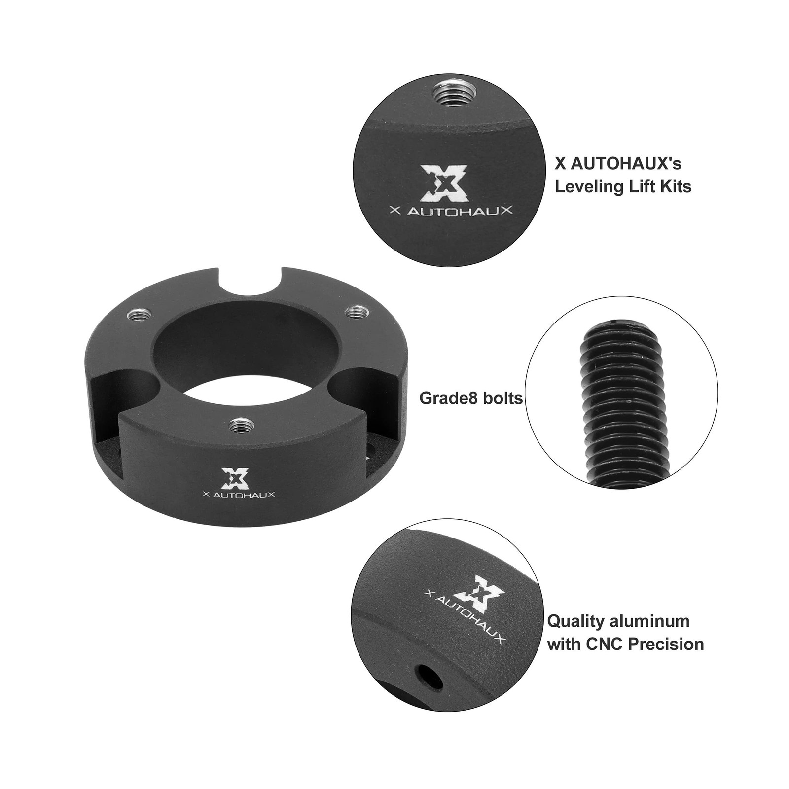 X AUTOHAUX 3 Inch Front Leveling Lift Kit Suspension Spring Str… USA FAST SHIP