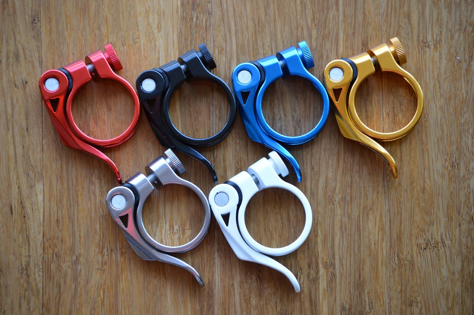 — Modifiedcomponents KC89 Seat Post CLAMP Size: 34.9 mm — Quick Release–*
