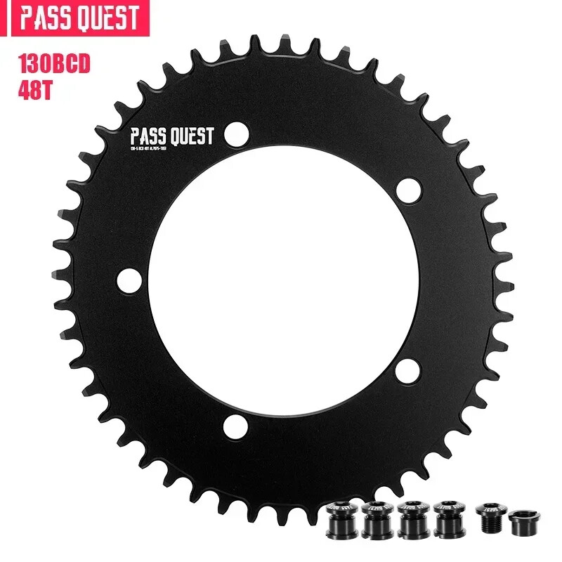 130 Bcd Round/Oval Chainring 42-60T 5 Arms Chain Ring for Bicycle Crankset