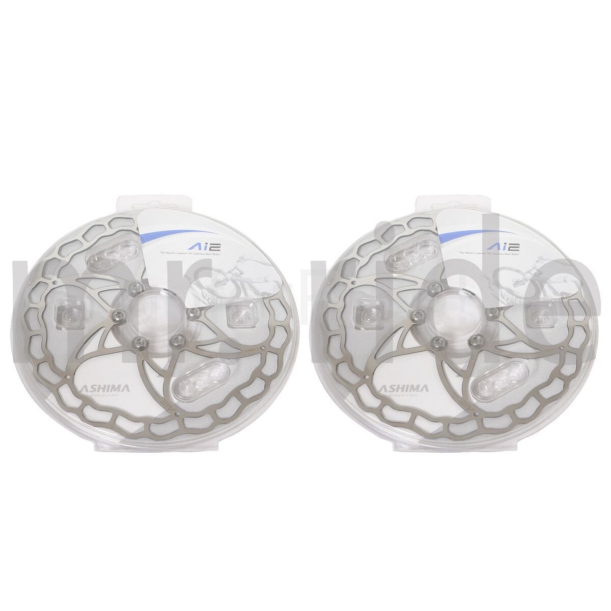 Ashima Ai2 Stainless Steel Bike Disc Rotor 160mm 73g 2pcs Lightweight