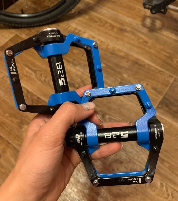 SMS Magnesium alloy Road MTB Mountain Bike XC Bicycle Pedal Bearing Flat Pedals