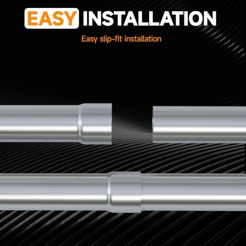 Straight Exhaust Pipe OD, Stainless Steel 20″ Long Mandrel 2.5″ 20 INCH