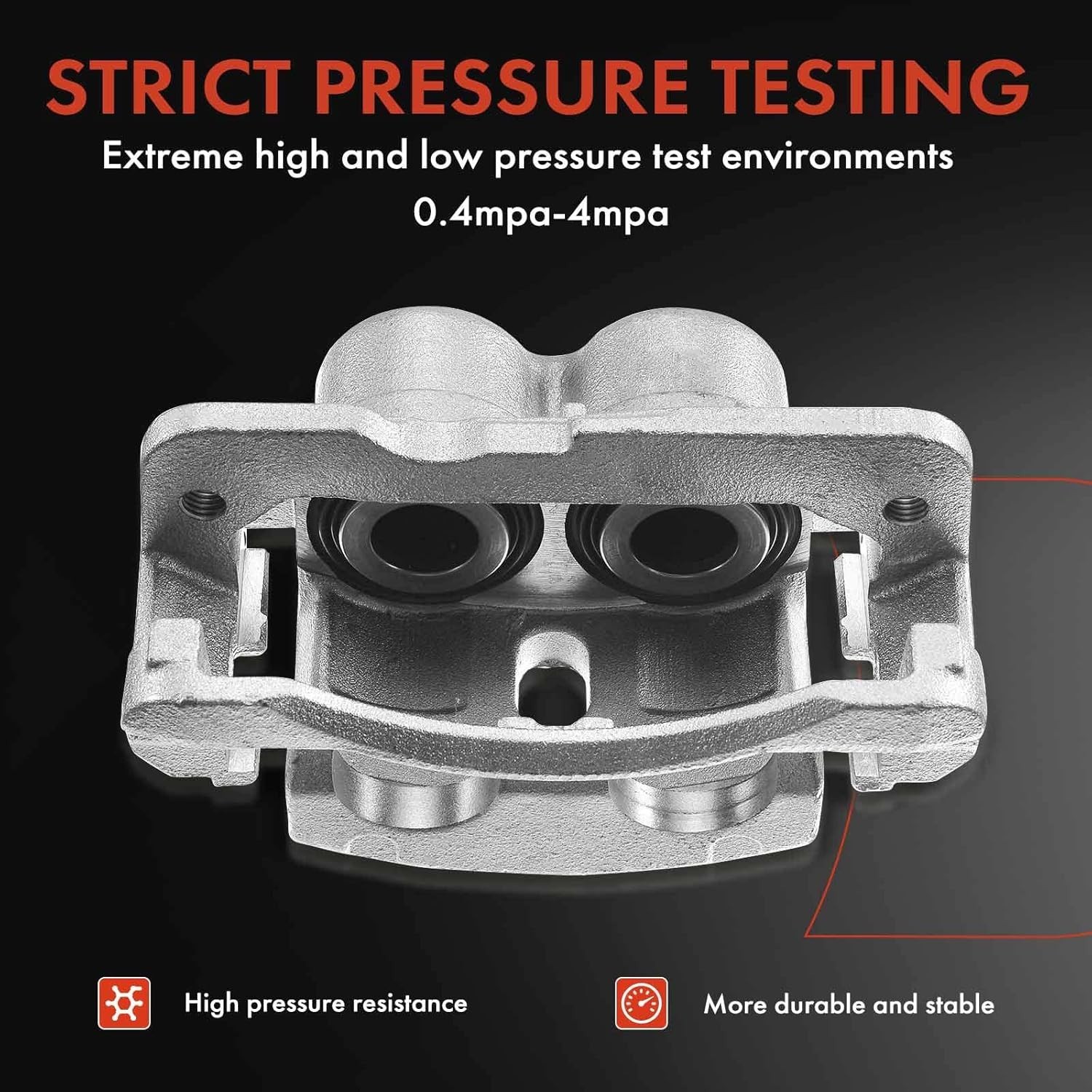 Disc Brake Caliper Assembly with Bracket Compatible with Acura and Honda Models