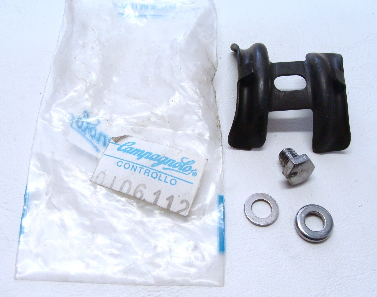 ~ NOS Campagnolo Bottom Bracket Stainless Steel Cable Guide – NIP ~