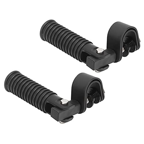 Motorcycle Foot Peg, Pair of Universal Motorcycle Highway Bar Footpegs Black