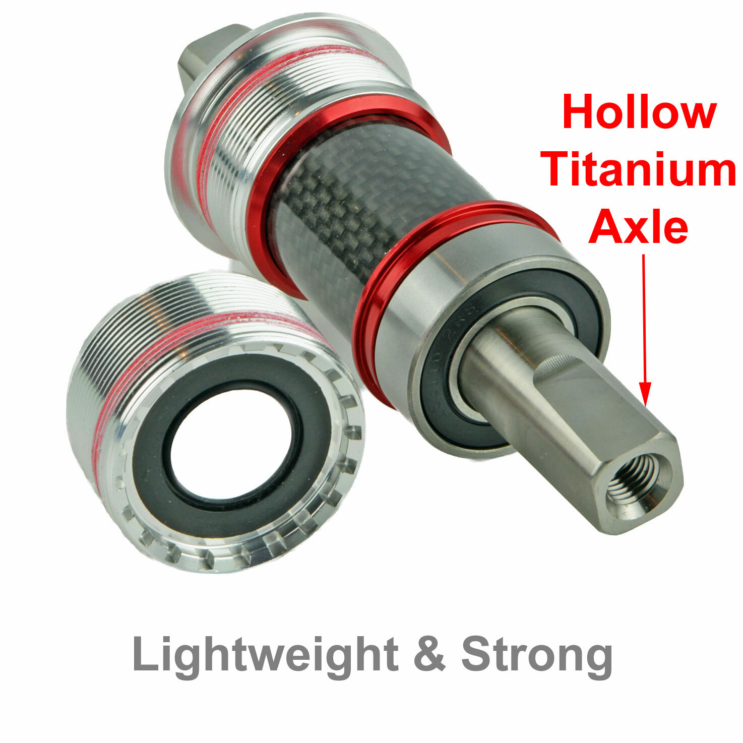 OMNI Racer Square Taper Titanium Bottom Bracket Campagnolo 70×115.5mm ITALIAN