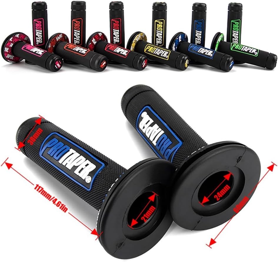 7/8″ Motorcross Handle Grips Dirt Bike 22mm 24mm Truster Grips Motorcycle Erg…