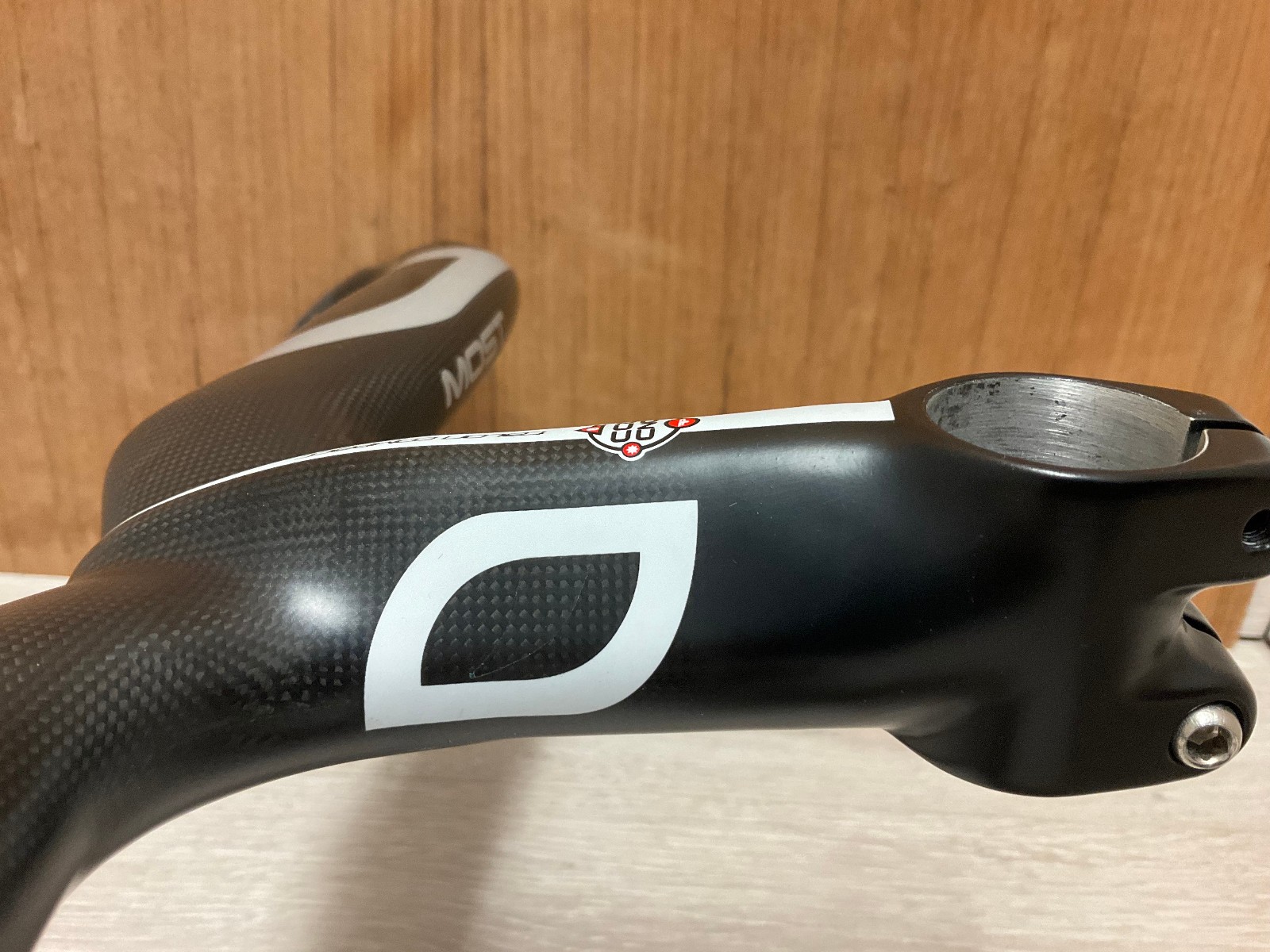 NOS Pinarello Most Talon Carbon Compact Integrated One Piece Handlebar Handlebar