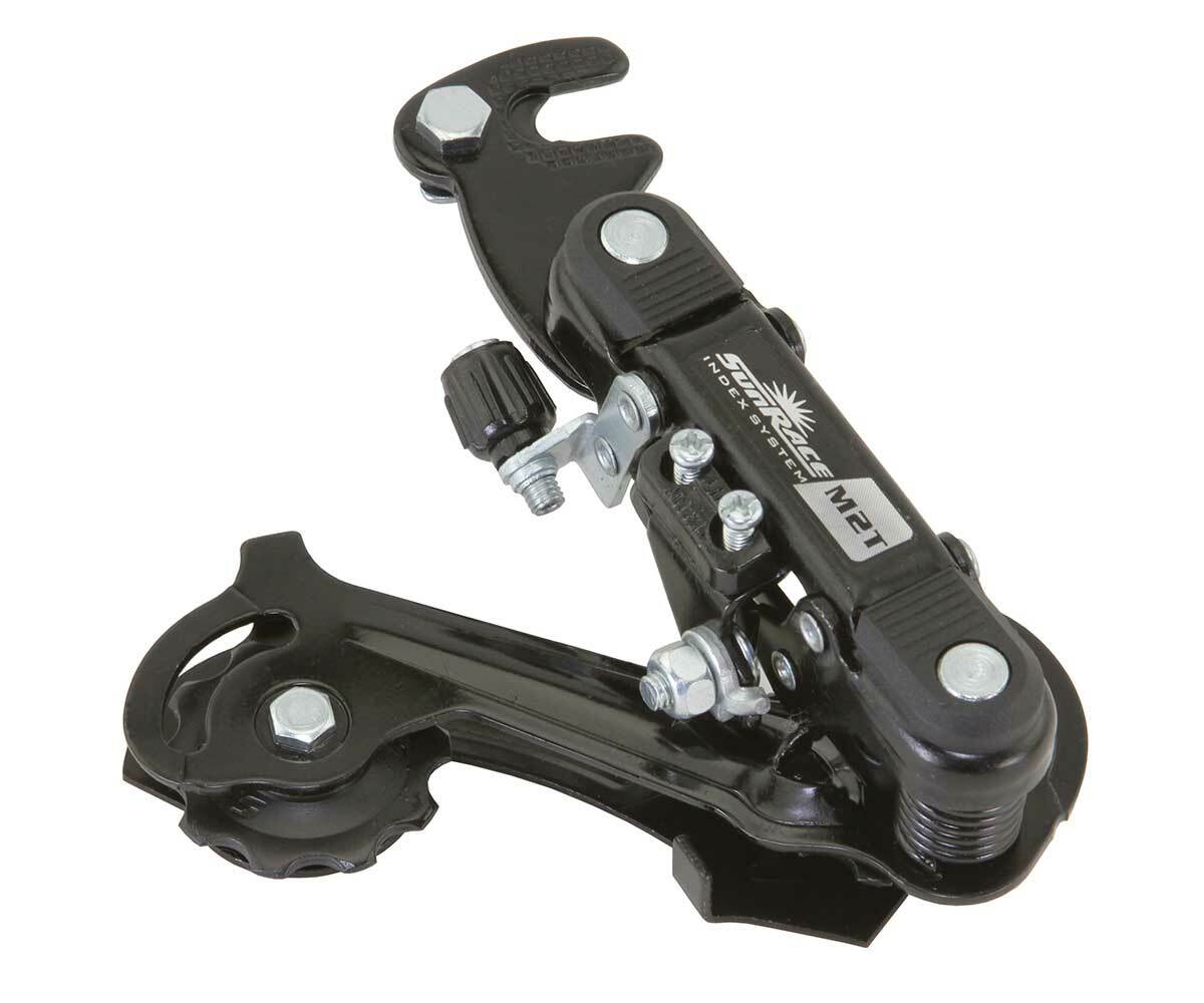NEW! GENUINE SUN RACE REAR DERAILLEUR 6/7 SPEED RDM-2T-SB DIRECT IN BLACK.