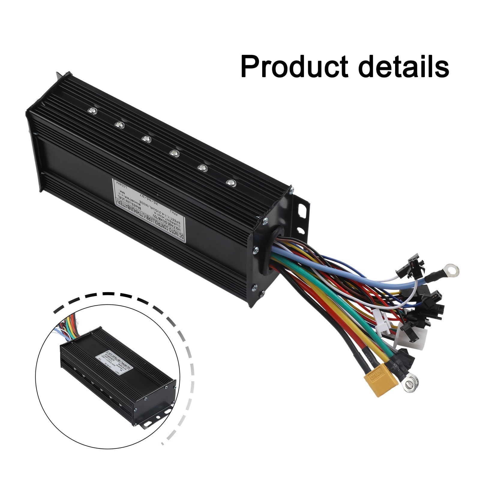 40A Brushless Controller for 48V 72V 1500W 2000W Ebikes with Sine Wave