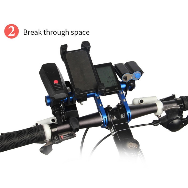 10cm/20cm/30cm Handlebar Extension Bicycle Mount Bike Bracket Extender Holder