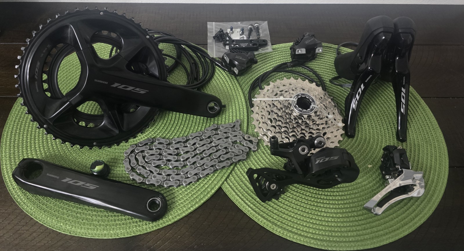 Shimano 105 12-Speed Road Groupset FC-R7100 BR-R7170 CS-HG710-12