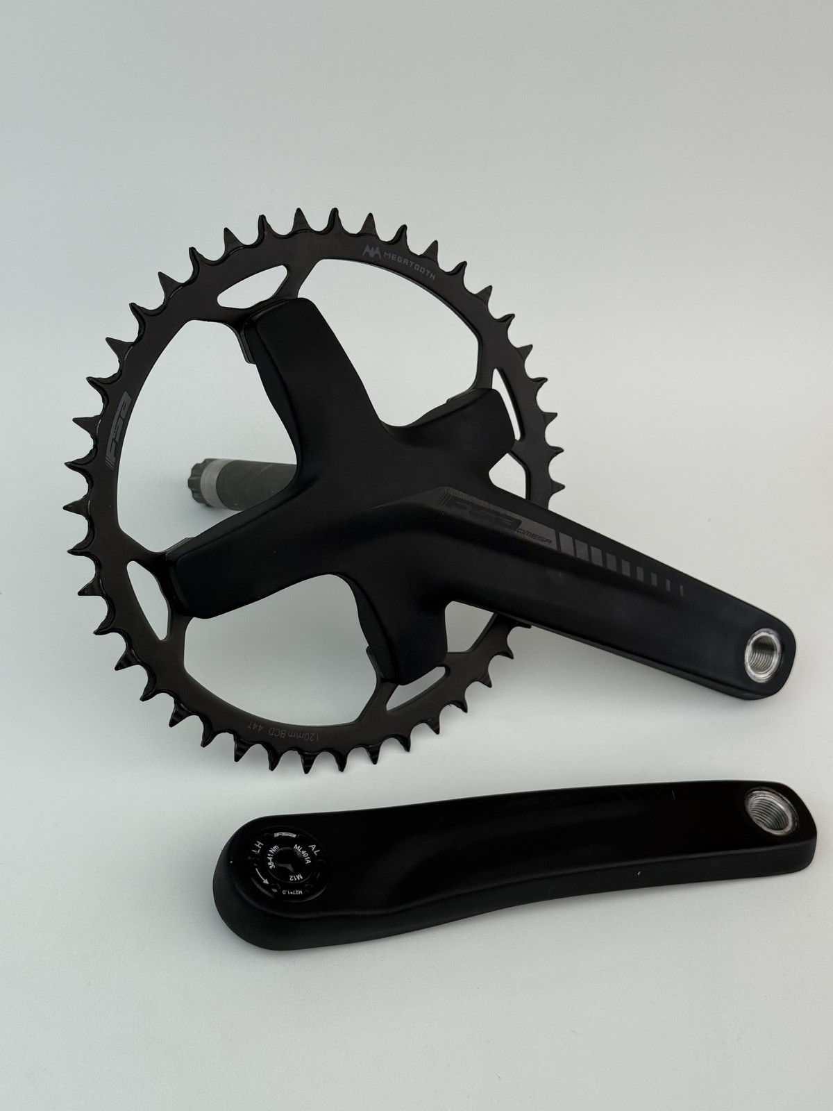 FSA 1x Crankset 44T 172.5mm BB386EVO Megatooth NEW