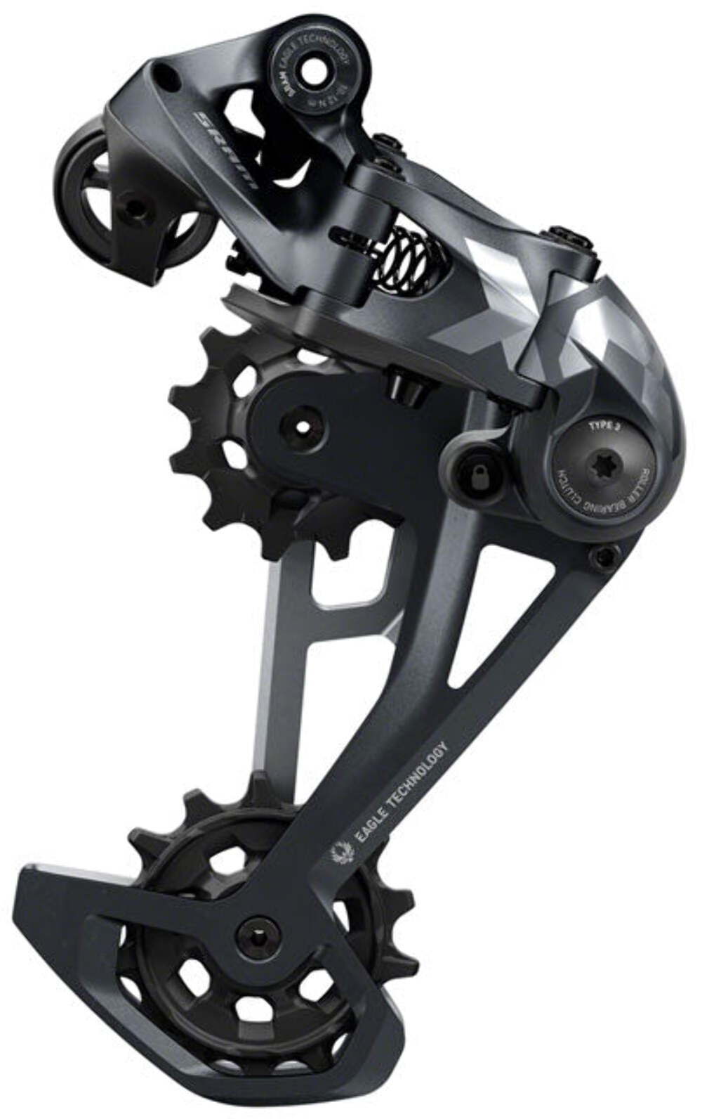 SRAM X01 Eagle Rear Derailleur – 12-Speed, Long Cage, 52t Max, Lunar