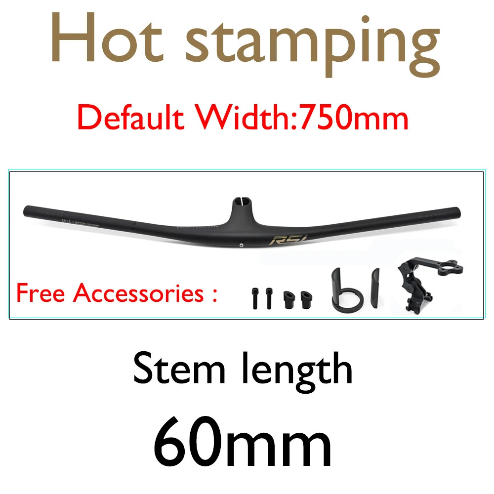 Carbon Integrated Handlebar XC MTB Bicycle Handlebar Diameter 28.6mm Accessories